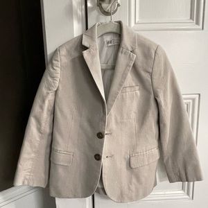 Tan linen Boy’s blazer size 5-6Y